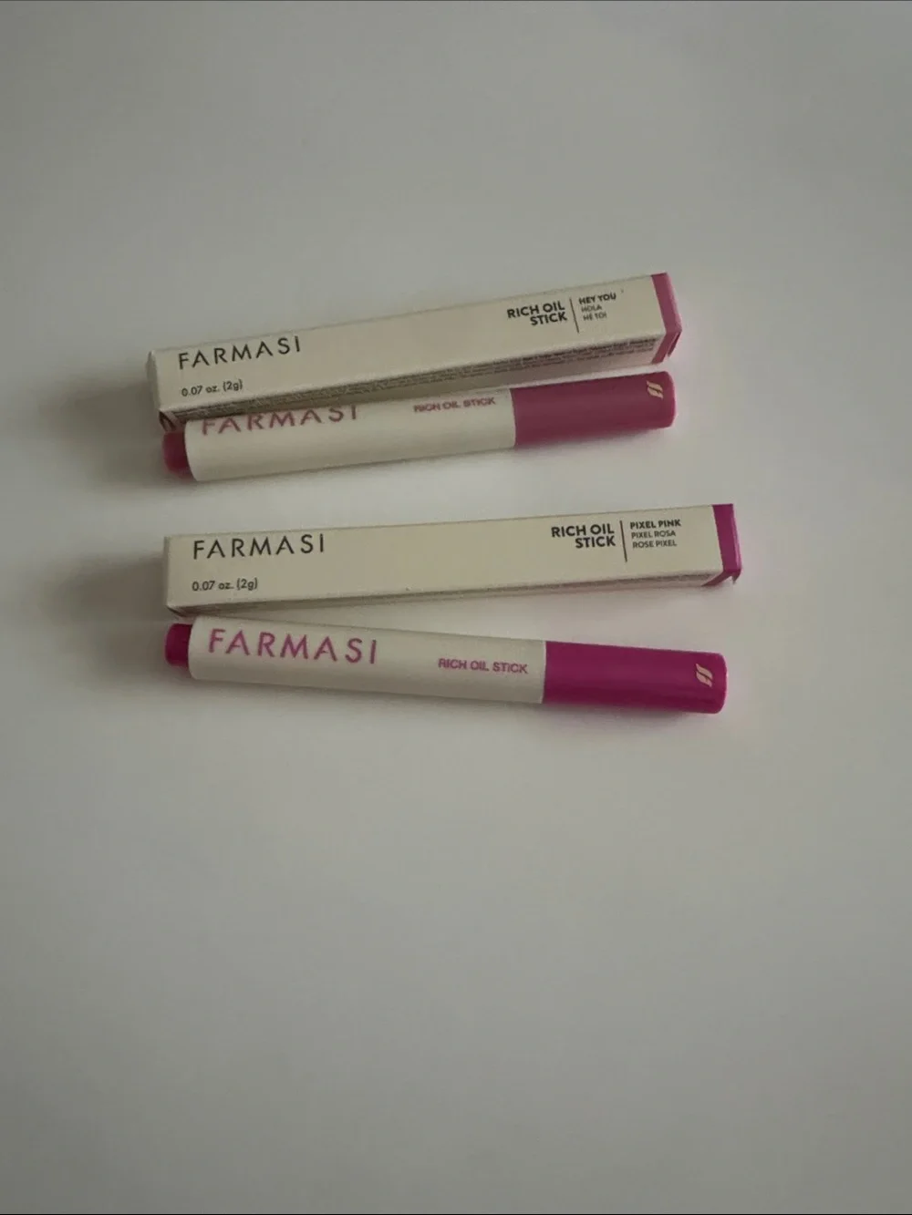🆕 Farmasi rich oil lip sticks
